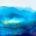 Painting Poésie Marine by Depaire Silvia | Painting Abstract Landscapes Marine Minimalist Acrylic