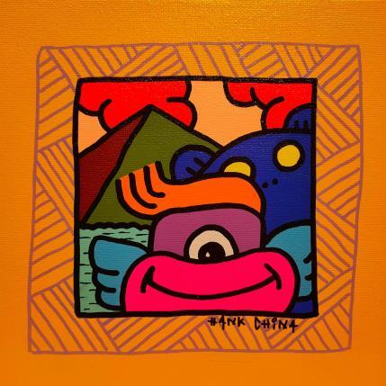Painting Murakami one by Hank China | Painting Pop-art Acrylic, Posca Pop icons