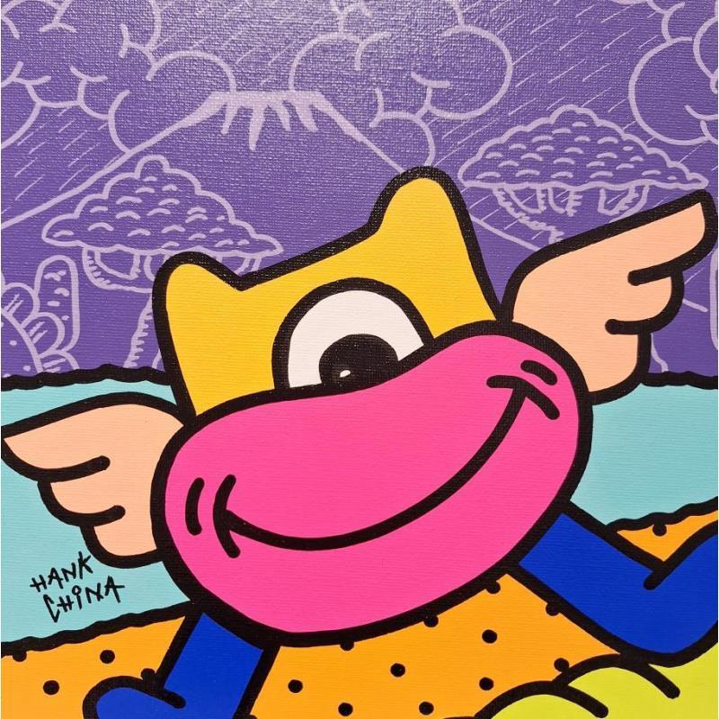 Painting Harrison one by Hank China | Painting Pop-art Acrylic, Posca Pop icons