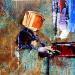 Painting Concert baroque avec chef & pianiste by Reymond Pierre | Painting Figurative Music Oil
