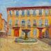 Painting Place d’ Albertas by Arkady | Painting Figurative Oil