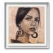 Painting Esperanza by Vacaru Nicoleta  | Painting Figurative Portrait Wood Oil Textile Zinc
