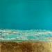 Peinture Caribbean sea par Dravet Brigitte | Tableau Abstrait Marine Acrylique