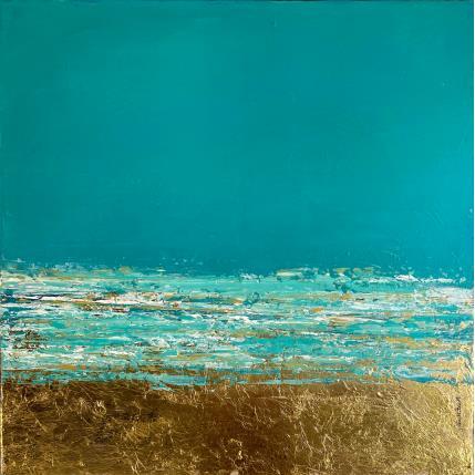 Painting Caribbean sea by Dravet Brigitte | Painting Abstract Acrylic Marine