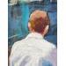 Painting l'Apéro Arrive by Brooksby | Painting Figurative Life style Oil