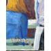 Peinture l'Apéro Arrive par Brooksby | Tableau Figuratif Scènes de vie Huile