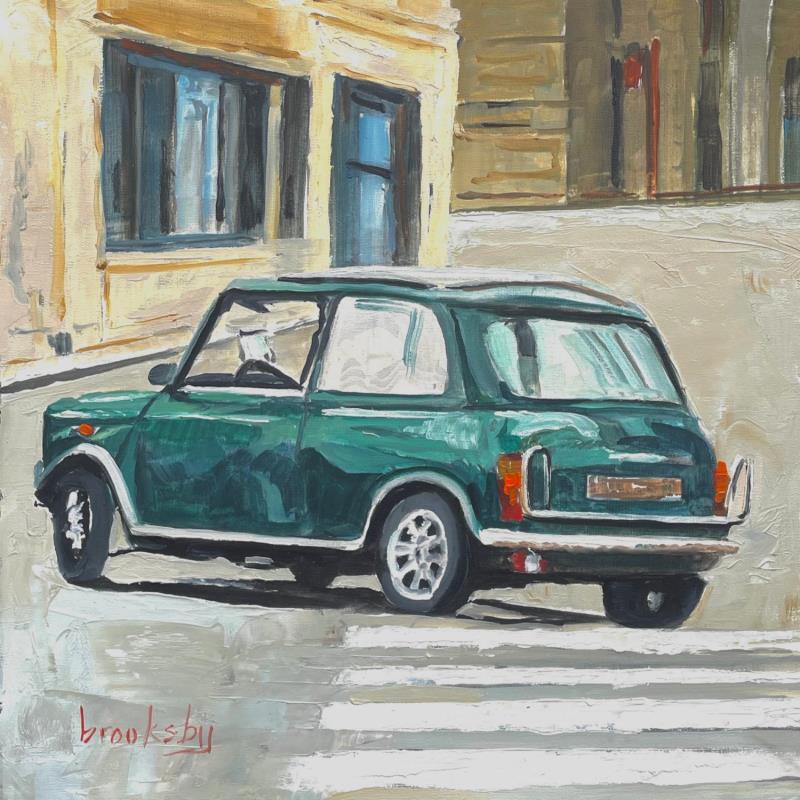 Painting Mini Rover by Brooksby | Painting Figurative Oil Life style, Pop icons