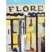 Peinture Cafe de Flore par Brooksby | Tableau Figuratif Scènes de vie Huile