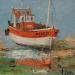 Painting Bateau échoué by Daniel | Painting Impressionism Landscapes Oil