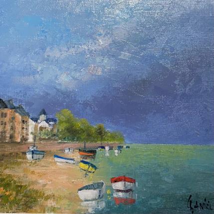 Painting St Valery sur Somme by Daniel | Painting Impressionism Oil Landscapes