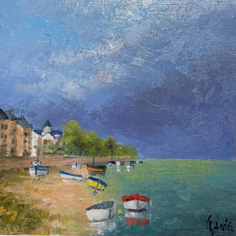 Painting St Valery sur Somme by Daniel | Painting Impressionism Landscapes Oil