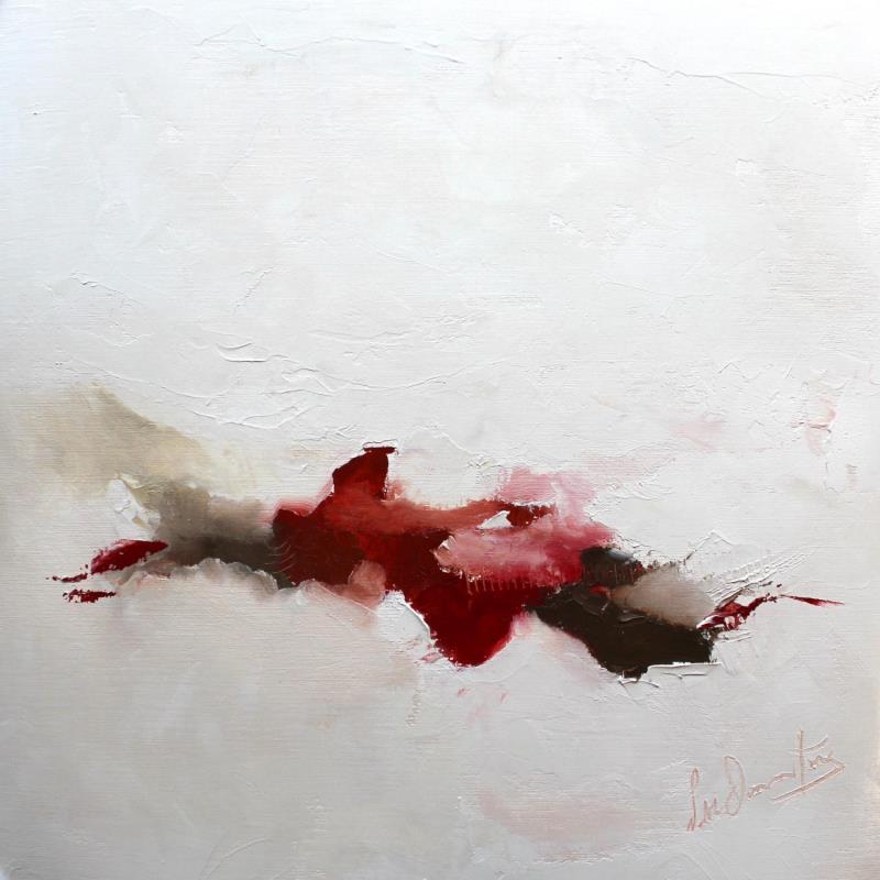 Painting Nous allumerons la cheminée by Dumontier Nathalie | Painting Abstract Oil Minimalist