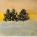 Painting Graines de lumière by Escolier Odile | Painting Figurative Landscapes Nature Minimalist Acrylic