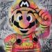 Gemälde Happy Mario day von Kedarone | Gemälde Pop-Art Pop-Ikonen Graffiti Acryl