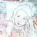 Peinture Feng Shui par Sablyne | Tableau Figuratif Portraits Société Scènes de vie Graffiti Bois Carton Acrylique Collage Encre Pastel Feuille d'or Upcycling Papier Pigments