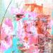 Gemälde Ether von Sablyne | Gemälde Figurativ Porträt Gesellschaft Alltagsszenen Graffiti Holz Pappe Acryl Collage Tinte Pastell Blattgold Upcycling Papier Pigmente
