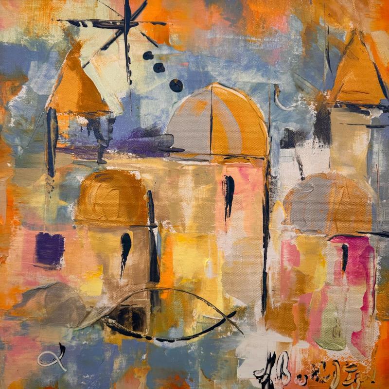 Painting L'an mille by Bastide d´Izard Armelle | Painting Abstract