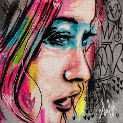 Peinture Le regard de Jia par Sufyr | Tableau Street Art Graffiti, Posca Portraits