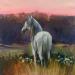 Painting Royal Evening by Bond Tetiana | Painting Figurative Animals Nude Oil