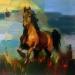 Painting Koh-i-Noor by Bond Tetiana | Painting Figurative Landscapes Nature Animals Oil