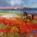 Painting The Best on Earth by Bond Tetiana | Painting Figurative Landscapes Nature Animals Oil