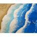 Painting HAWAII by Geiry | Painting Subject matter Landscapes Nature Animals Wood Acrylic Resin Pigments Marble powder
