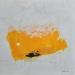 Painting abstract yellow D 57 by Wilms Hilde | Painting Abstract Acrylic Gluing