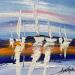Peinture Les reflets du ciel par Fonteyne David | Tableau Figuratif Acrylique