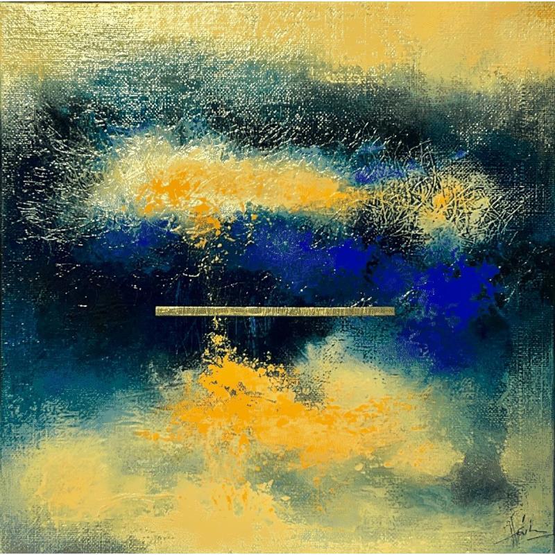 Painting Abstraction 1714 by Hévin Christian | Painting Abstract Minimalist Oil Acrylic Pastel