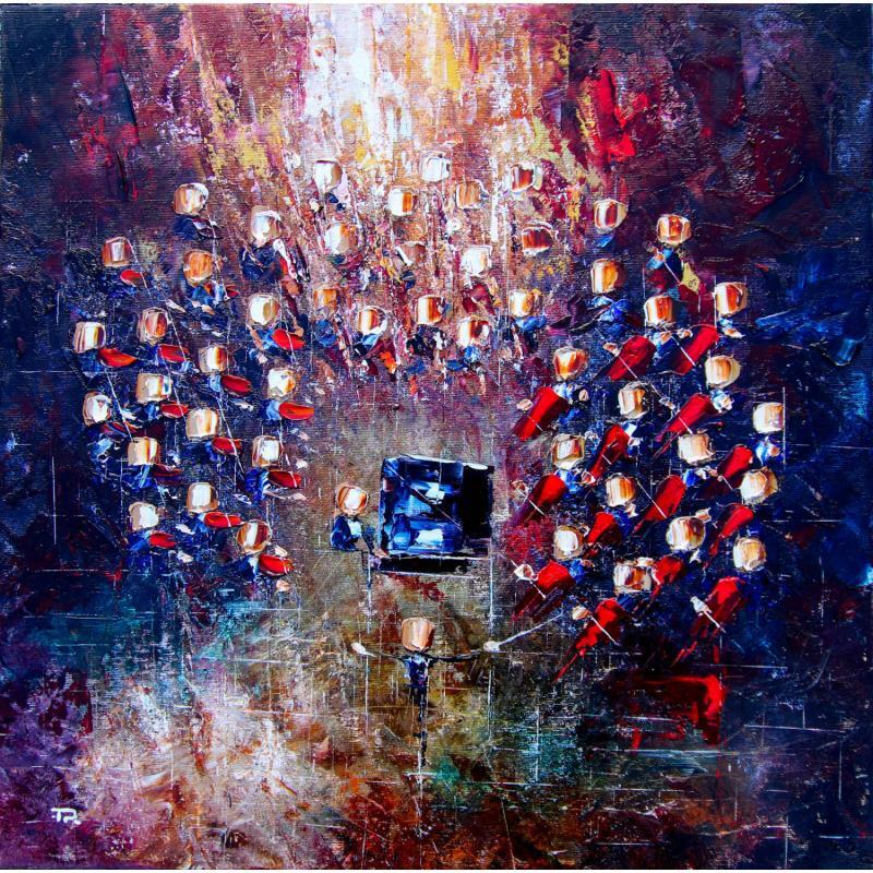 Gemälde Concert avec Chef & pianiste #1 von Reymond Pierre | Gemälde Figurativ Musik Öl