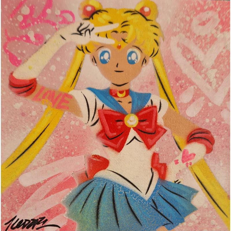 Painting Sailor moon  by Kedarone | Painting Pop-art Acrylic, Graffiti Pop icons