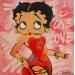 Peinture Betty Boop  par Kedarone | Tableau Pop-art Icones Pop Graffiti Acrylique