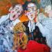 Painting Ours best friends  by Garilli Nicole | Painting Figurative Life style Acrylic