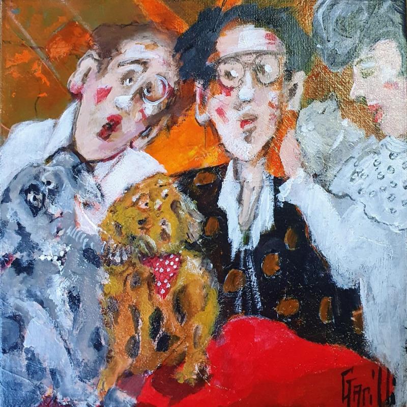 Painting Ours best friends  by Garilli Nicole | Painting Figurative Acrylic Life style, Pop icons