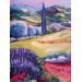 Peinture Provence près des Alpilles par Degabriel Véronique | Tableau Figuratif Paysages Nature Huile