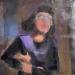 Gemälde Edith Piaf von Coline Rohart  | Gemälde Figurativ Öl