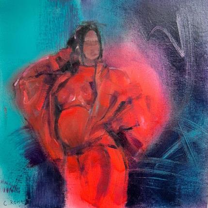 Painting Rihanna's maternity by Coline Rohart  | Painting Figurative Oil