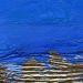 Painting Blue paradise by Dravet Brigitte | Painting Abstract Marine Minimalist Acrylic