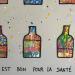 Painting ABUS DE COULEURS by Mam | Painting Pop-art Society Pop icons Still-life Acrylic