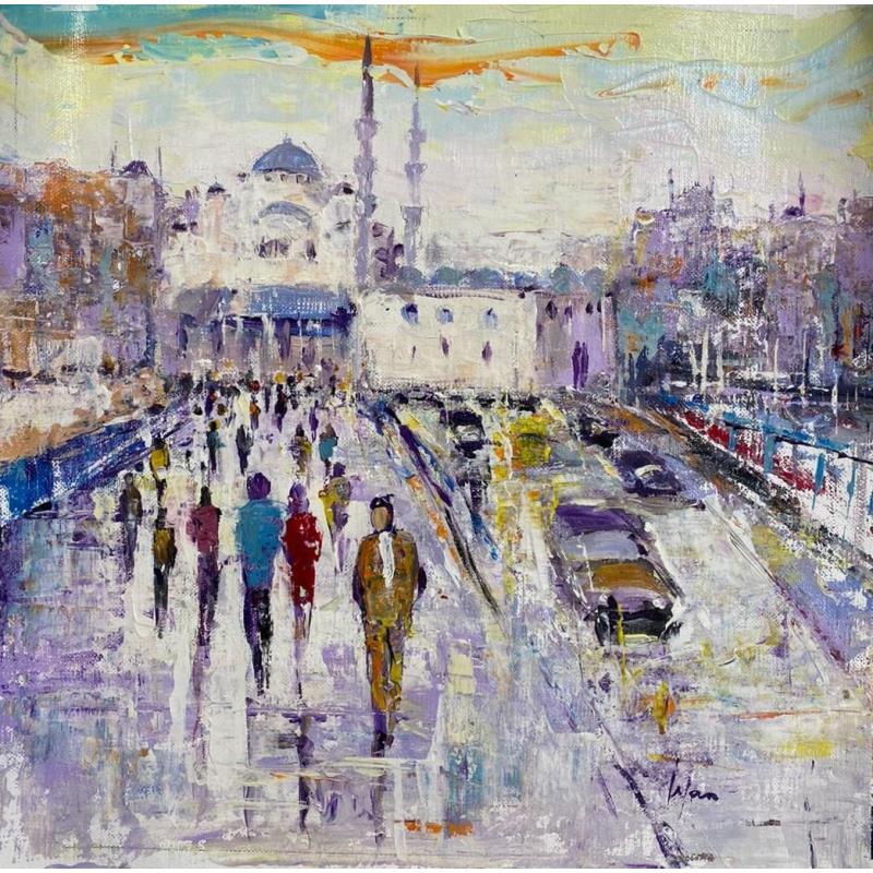 Painting İstanbul 2023-3 by Yavru Irfan | Painting Figurative Oil