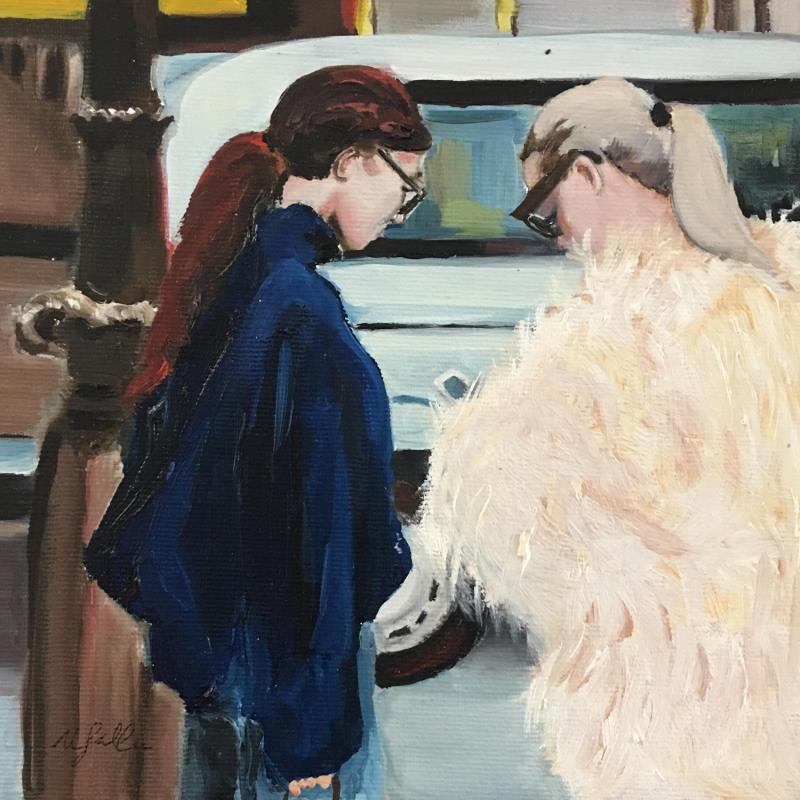 Painting complicité by Gallo Manuela | Painting Figurative Acrylic Life style, Pop icons
