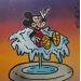 Gemälde Mickey Fountain von Cmon | Gemälde Pop-Art Pop-Ikonen