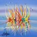 Painting Espoirs en mer by Fonteyne David | Painting Figurative Marine Acrylic