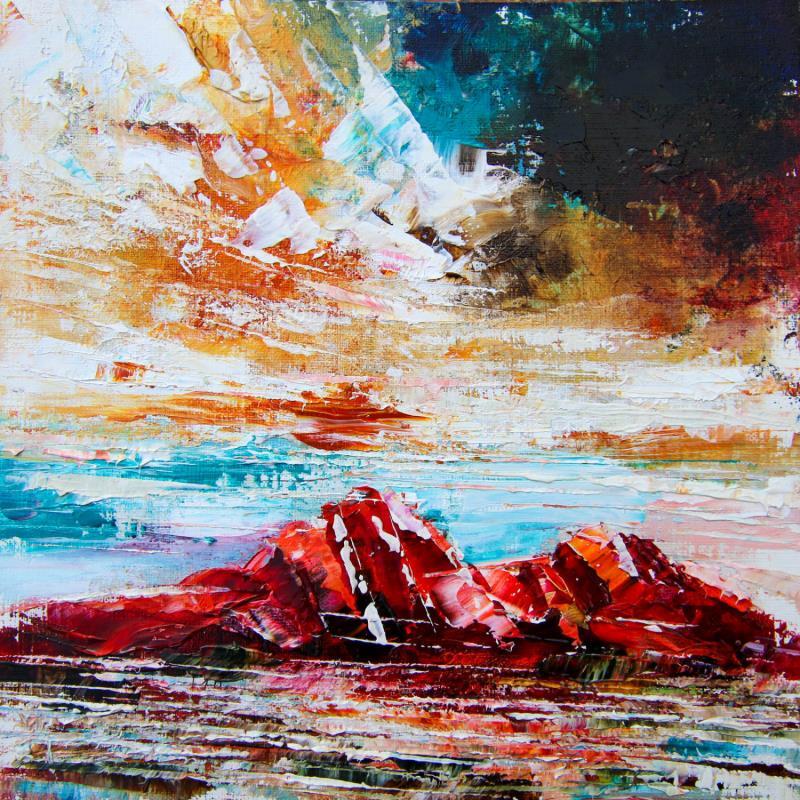 Painting Sedona Mesa airport view #2 by Reymond Pierre | Painting Figurative Oil Landscapes, Pop icons
