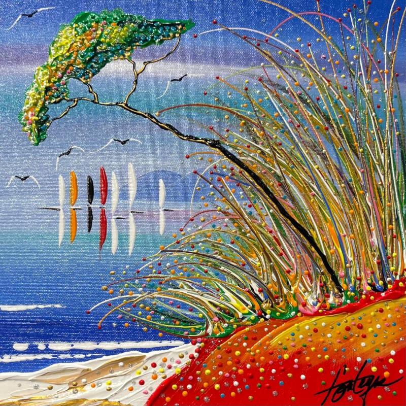 Peinture Beauté de bord de mer par Fonteyne David | Tableau Figuratif Acrylique