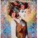 Painting En cantada by Bofill Laura | Painting Figurative Portrait Acrylic Resin