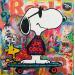 Painting Snoopy And woodstock skate by Kikayou | Painting Pop-art Pop icons Graffiti Acrylic Gluing