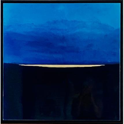 Painting Sunrise by Aurélie Lafourcade painter | Painting Abstract Acrylic, Resin Marine, Minimalist