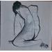 Painting Le temps passe 3 by Chaperon Martine | Painting Figurative Nude Acrylic