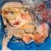 Peinture Ser d'aigua par Boix Bernardini Empar | Tableau Art Singulier Mixte scènes de vie